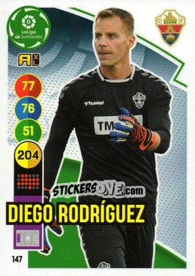 Cromo Diego Rodríguez - Liga Santander 2020-2021. Adrenalyn XL - Panini