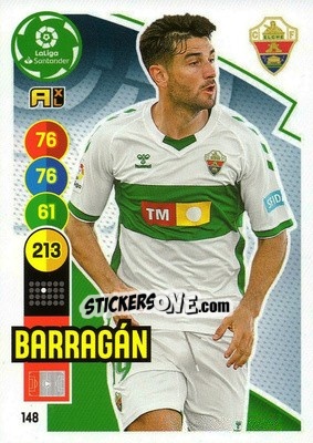 Cromo Barragán - Liga Santander 2020-2021. Adrenalyn XL - Panini