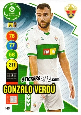 Sticker Gonzalo Verdú - Liga Santander 2020-2021. Adrenalyn XL - Panini