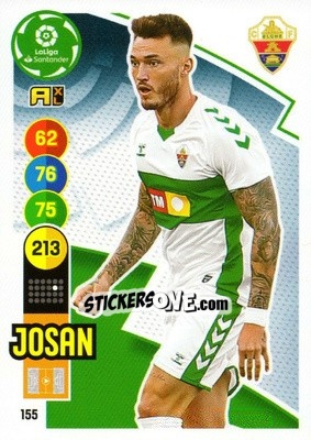 Cromo Josan - Liga Santander 2020-2021. Adrenalyn XL - Panini