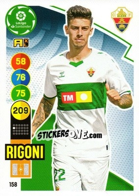 Cromo Rigoni - Liga Santander 2020-2021. Adrenalyn XL - Panini