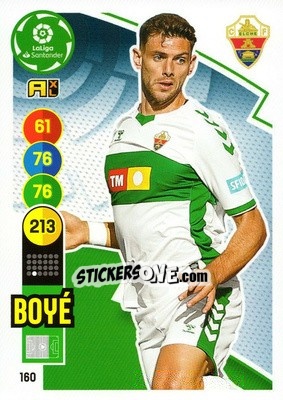 Figurina Boyé - Liga Santander 2020-2021. Adrenalyn XL - Panini