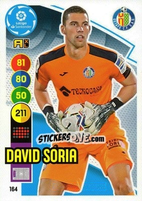 Sticker David Soria - Liga Santander 2020-2021. Adrenalyn XL n. 164 - Panini