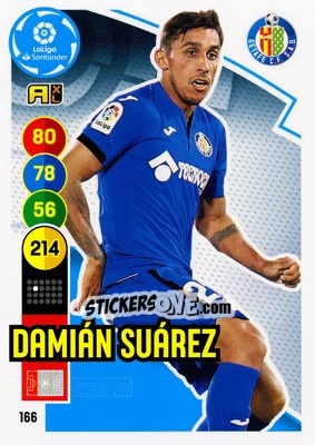 Cromo Damián Suárez - Liga Santander 2020-2021. Adrenalyn XL - Panini