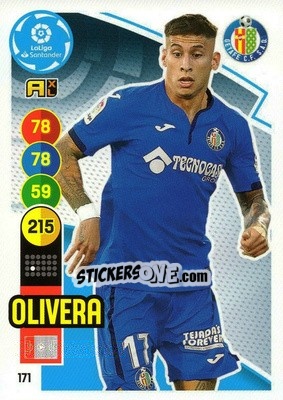 Cromo Olivera - Liga Santander 2020-2021. Adrenalyn XL - Panini