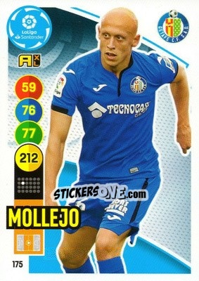 Cromo Mollejo - Liga Santander 2020-2021. Adrenalyn XL - Panini