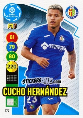 Sticker Cucho Hernández - Liga Santander 2020-2021. Adrenalyn XL - Panini