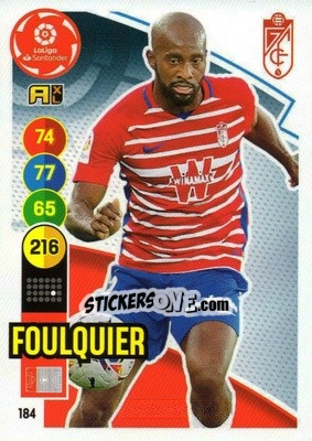 Sticker Foulquier - Liga Santander 2020-2021. Adrenalyn XL - Panini