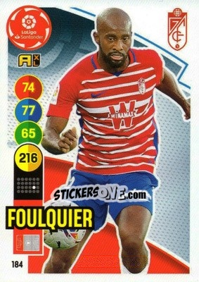 Figurina Foulquier - Liga Santander 2020-2021. Adrenalyn XL - Panini