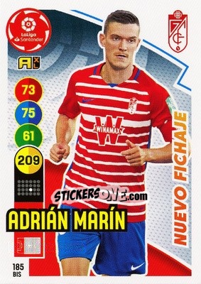 Sticker Adrián Marín - Liga Santander 2020-2021. Adrenalyn XL - Panini