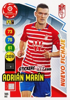 Figurina Adrián Marín - Liga Santander 2020-2021. Adrenalyn XL - Panini