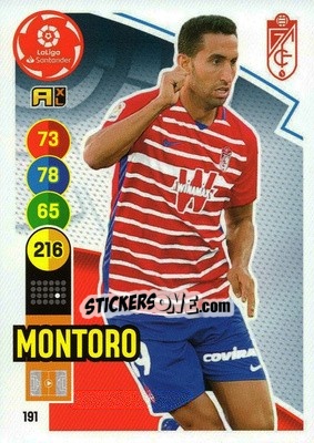 Figurina Montoro - Liga Santander 2020-2021. Adrenalyn XL - Panini