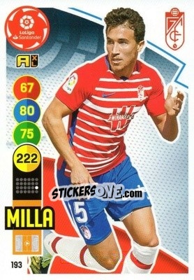 Sticker Luis Milla - Liga Santander 2020-2021. Adrenalyn XL - Panini