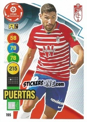 Figurina Puertas - Liga Santander 2020-2021. Adrenalyn XL - Panini