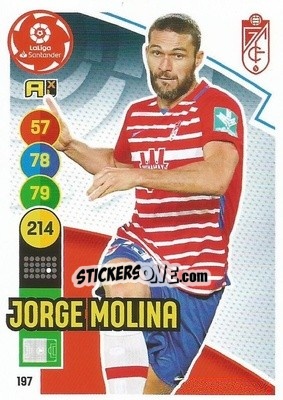 Figurina Jorge Molina - Liga Santander 2020-2021. Adrenalyn XL - Panini