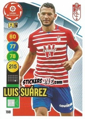 Cromo Luis Suárez - Liga Santander 2020-2021. Adrenalyn XL - Panini