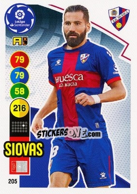 Cromo Siovas - Liga Santander 2020-2021. Adrenalyn XL - Panini