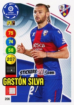Sticker Gastón Silva - Liga Santander 2020-2021. Adrenalyn XL - Panini