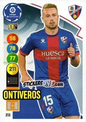 Sticker Ontiveros - Liga Santander 2020-2021. Adrenalyn XL - Panini