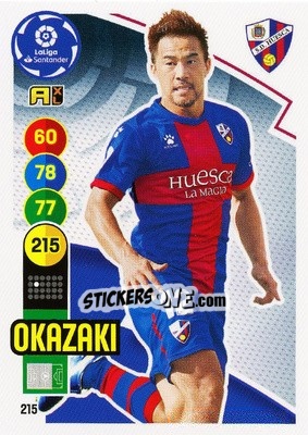 Sticker Okazaki - Liga Santander 2020-2021. Adrenalyn XL n. 215 - Panini