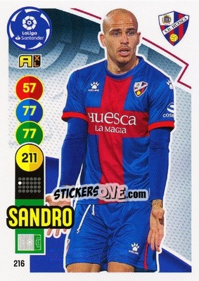 Figurina Sandro - Liga Santander 2020-2021. Adrenalyn XL - Panini