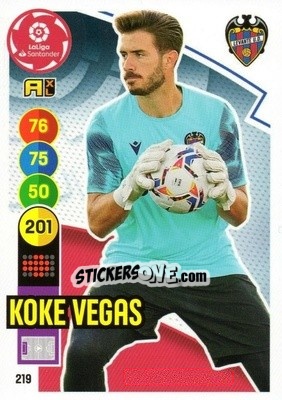 Sticker Koke Vegas - Liga Santander 2020-2021. Adrenalyn XL - Panini