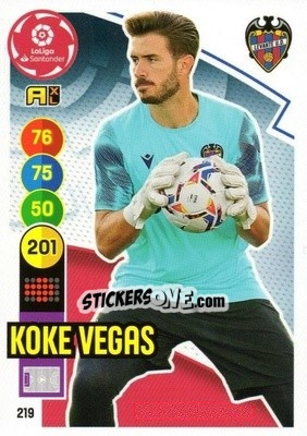 Figurina Koke Vegas - Liga Santander 2020-2021. Adrenalyn XL - Panini