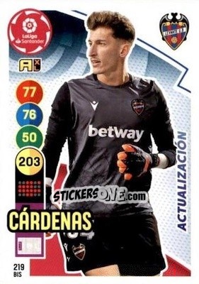Sticker Cárdenas - Liga Santander 2020-2021. Adrenalyn XL - Panini
