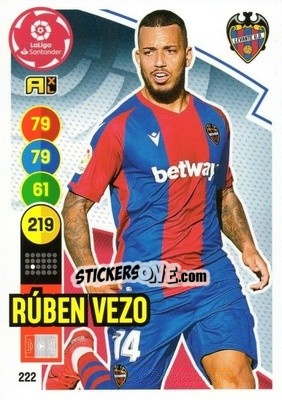 Sticker Rubén Vezo - Liga Santander 2020-2021. Adrenalyn XL - Panini
