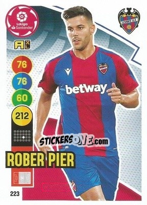 Figurina Róber Pier - Liga Santander 2020-2021. Adrenalyn XL - Panini