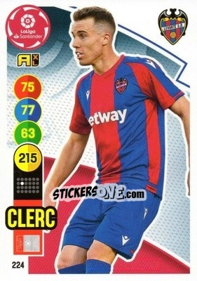 Figurina Clerc - Liga Santander 2020-2021. Adrenalyn XL - Panini