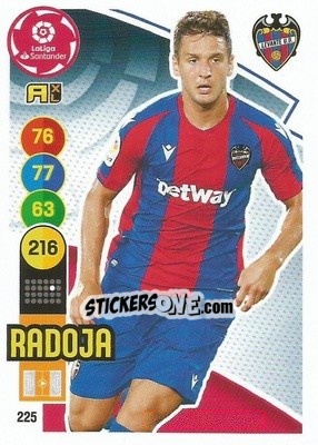 Figurina Radoja - Liga Santander 2020-2021. Adrenalyn XL - Panini