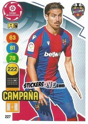 Sticker Campaña - Liga Santander 2020-2021. Adrenalyn XL - Panini