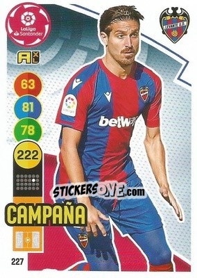 Cromo Campaña - Liga Santander 2020-2021. Adrenalyn XL - Panini