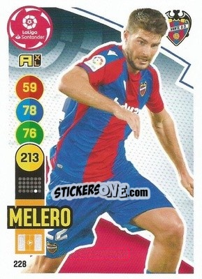 Cromo Melero - Liga Santander 2020-2021. Adrenalyn XL - Panini