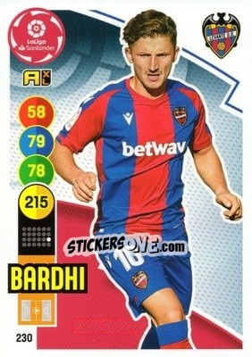 Cromo Bardhi - Liga Santander 2020-2021. Adrenalyn XL - Panini