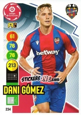 Cromo Dani Gómez - Liga Santander 2020-2021. Adrenalyn XL - Panini