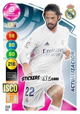 Sticker Isco - Liga Santander 2020-2021. Adrenalyn XL n. 248bis - Panini