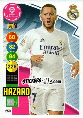 Sticker Hazard - Liga Santander 2020-2021. Adrenalyn XL n. 250 - Panini