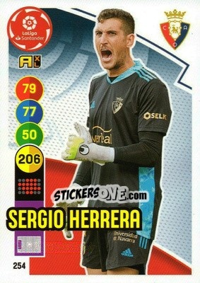 Cromo Sergio Herrera - Liga Santander 2020-2021. Adrenalyn XL - Panini