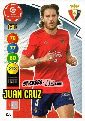 Cromo Juan Cruz - Liga Santander 2020-2021. Adrenalyn XL - Panini