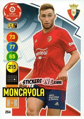 Sticker Moncayola - Liga Santander 2020-2021. Adrenalyn XL - Panini