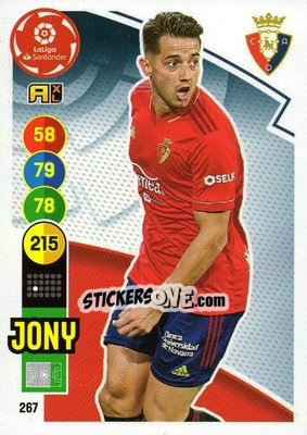 Figurina Jony - Liga Santander 2020-2021. Adrenalyn XL - Panini