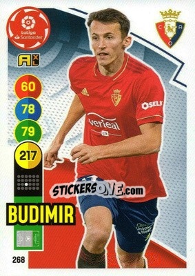 Cromo Budimir - Liga Santander 2020-2021. Adrenalyn XL - Panini