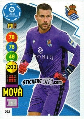 Sticker Moya - Liga Santander 2020-2021. Adrenalyn XL - Panini