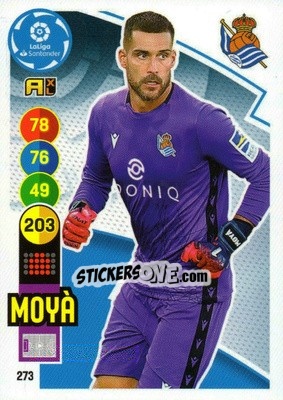 Figurina Moya - Liga Santander 2020-2021. Adrenalyn XL - Panini