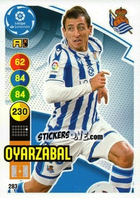 Cromo Oyarzabal - Liga Santander 2020-2021. Adrenalyn XL n. 283 - Panini