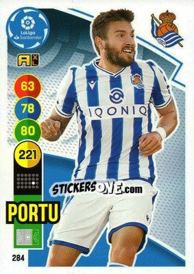 Figurina Portu - Liga Santander 2020-2021. Adrenalyn XL - Panini