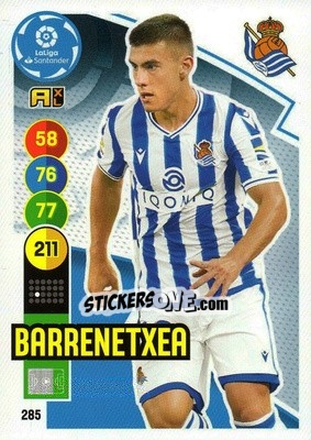 Cromo Barrenetxea - Liga Santander 2020-2021. Adrenalyn XL - Panini