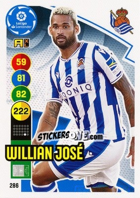 Sticker Willian José - Liga Santander 2020-2021. Adrenalyn XL - Panini